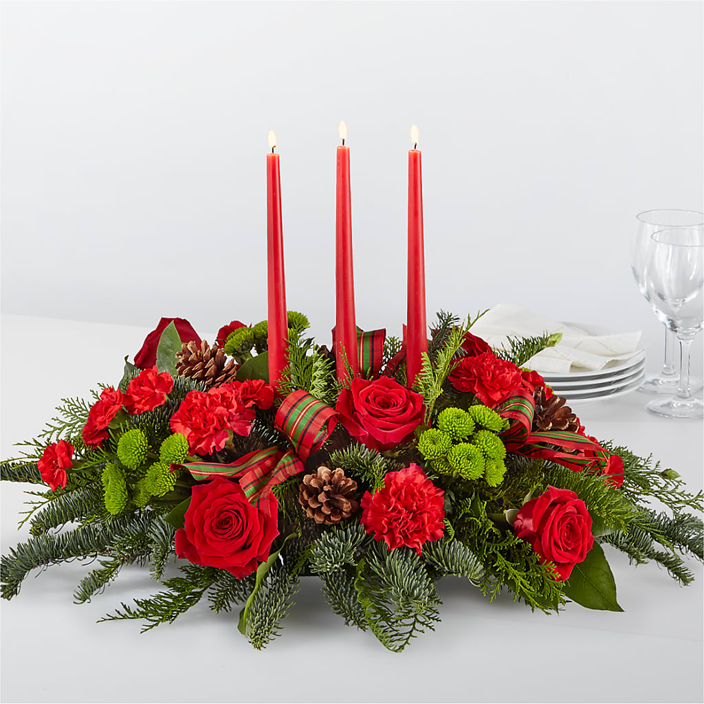 By the Candlelight Centerpiece – Gibsonia Flowers, Lakeland FL