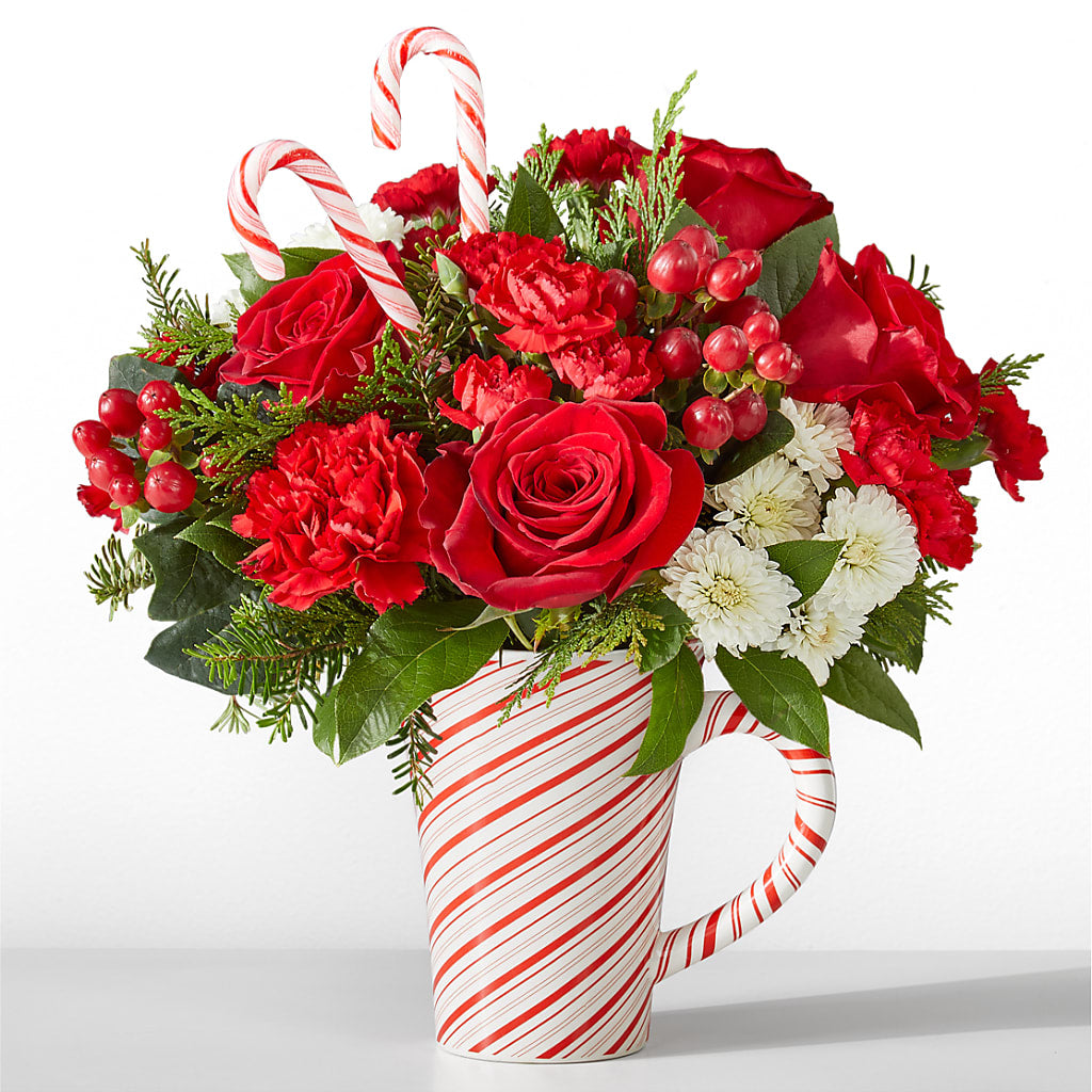 Peppermint Swirl Mug – Gibsonia Flowers, Lakeland FL