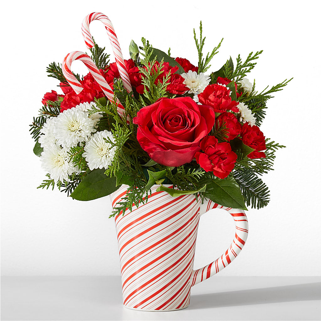 Peppermint Swirl Mug – Gibsonia Flowers, Lakeland FL