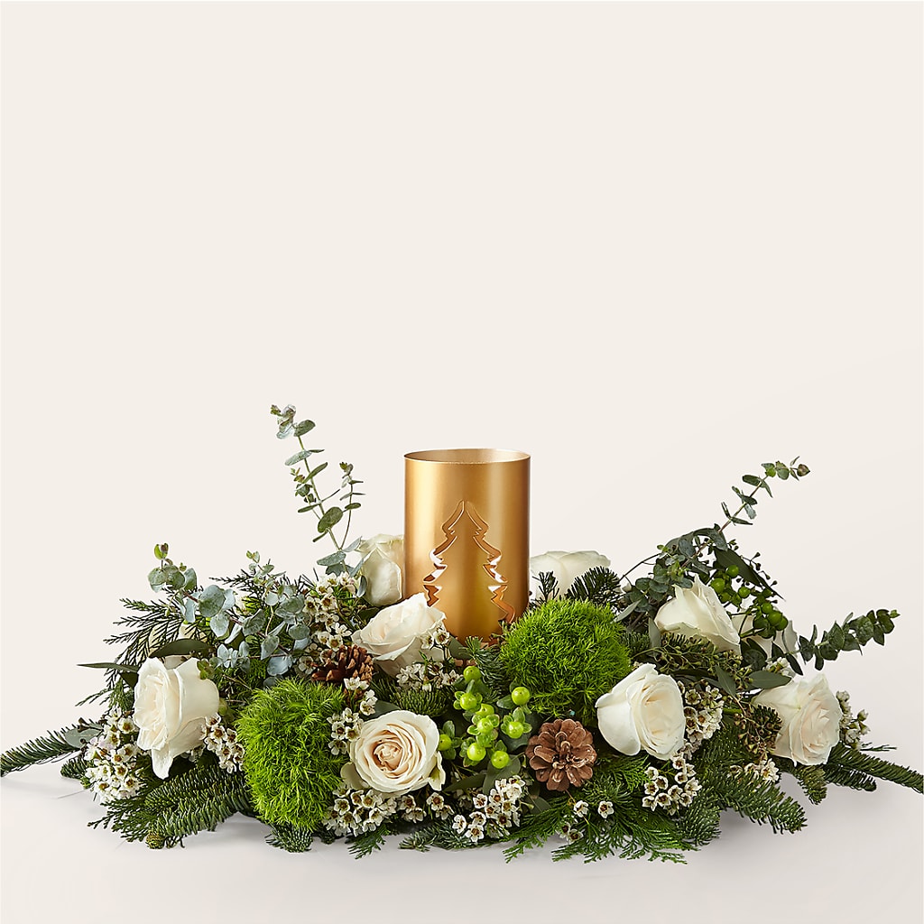 Chestnuts Roasting Centerpiece – Gibsonia Flowers, Lakeland FL