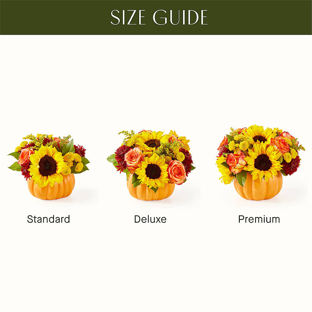 Golden Gourd Pumpkin Bouquet – Gibsonia Flowers, Lakeland FL