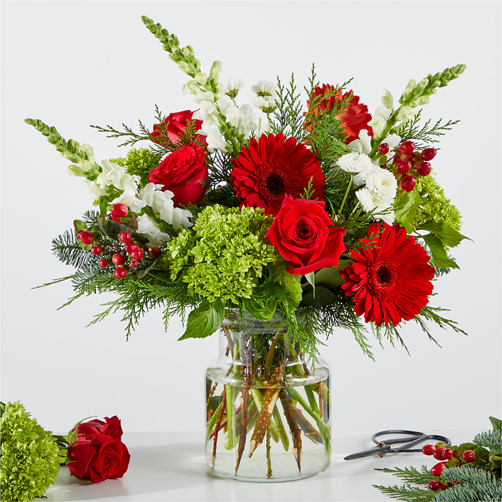 Merry Moment Bouquet – A Florist Original – Gibsonia Flowers, Lakeland FL