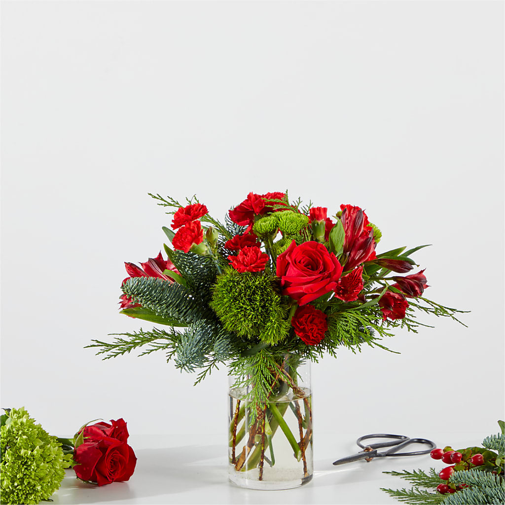 Merry Moment Bouquet – A Florist Original – Gibsonia Flowers, Lakeland FL