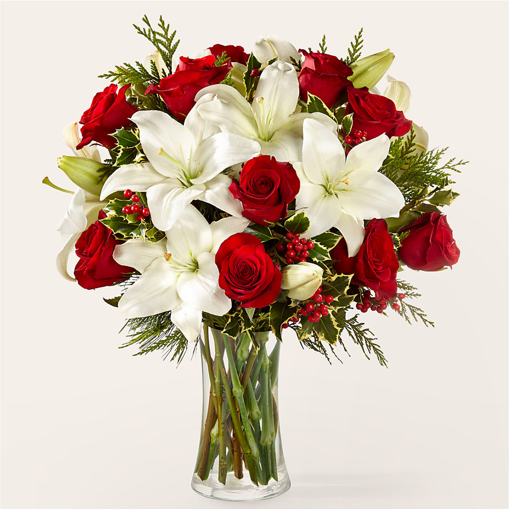 Sparkling Snowflakes Bouquet – Gibsonia Flowers, Lakeland FL