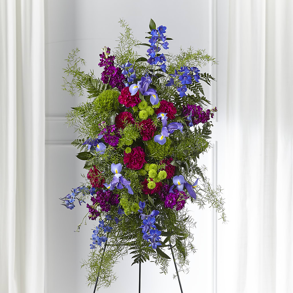 Heavenly Skies Standing Spray – Gibsonia Flowers, Lakeland FL