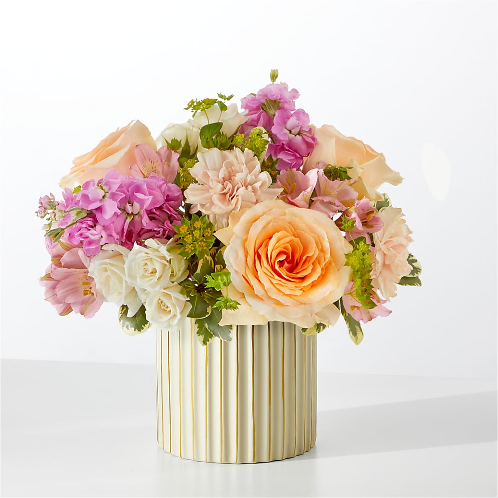 Paradise Bouquet with Ivory Vase – Gibsonia Flowers, Lakeland FL