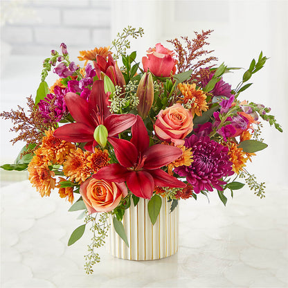 Burgundy Landscape Bouquet –  Gibsonia Flowers, Lakeland FL