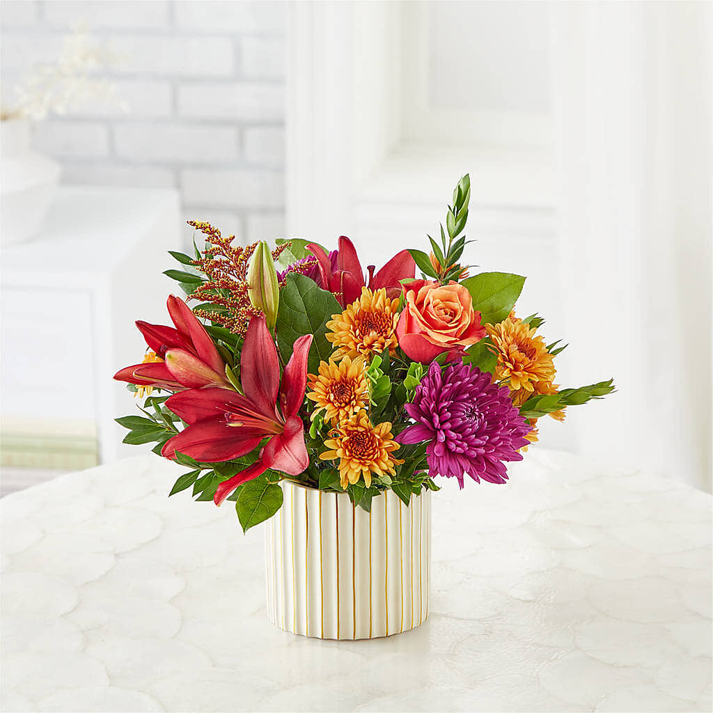 Burgundy Landscape Bouquet –  Gibsonia Flowers, Lakeland FL