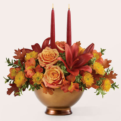 Harvest Table Centerpiece –  Gibsonia Flowers, Lakeland FL