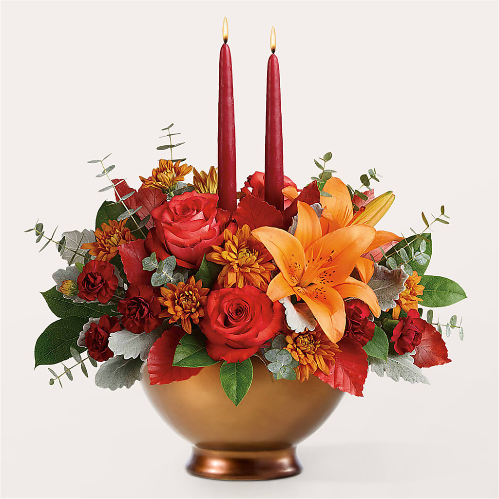 Fruits of Fall Centerpiece –  Gibsonia Flowers, Lakeland FL