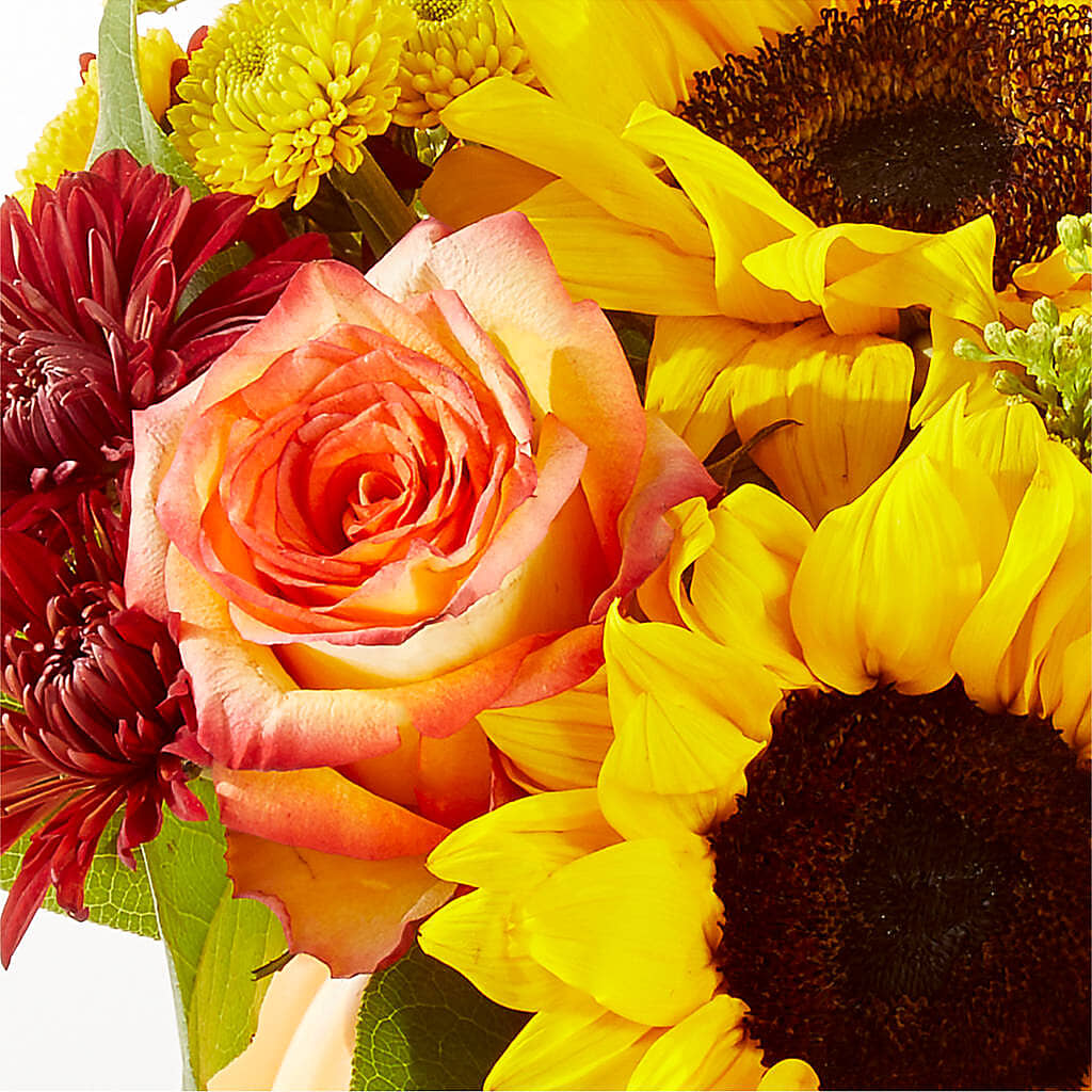 Golden Gourd Pumpkin Bouquet –  Gibsonia Flowers, Lakeland FL