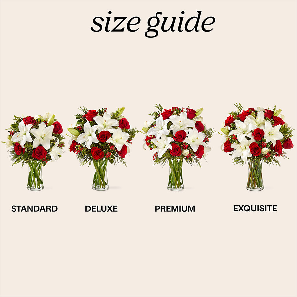 Sparkling Snowflakes Bouquet –  Gibsonia Flowers, Lakeland FL