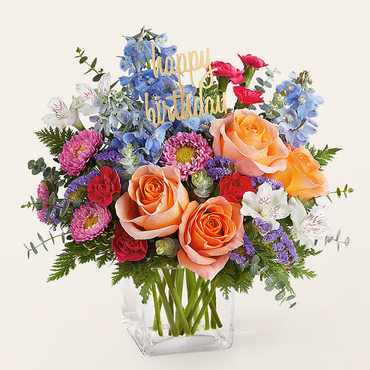 Birthday Bash Bouquet –  Gibsonia Flowers, Lakeland FL