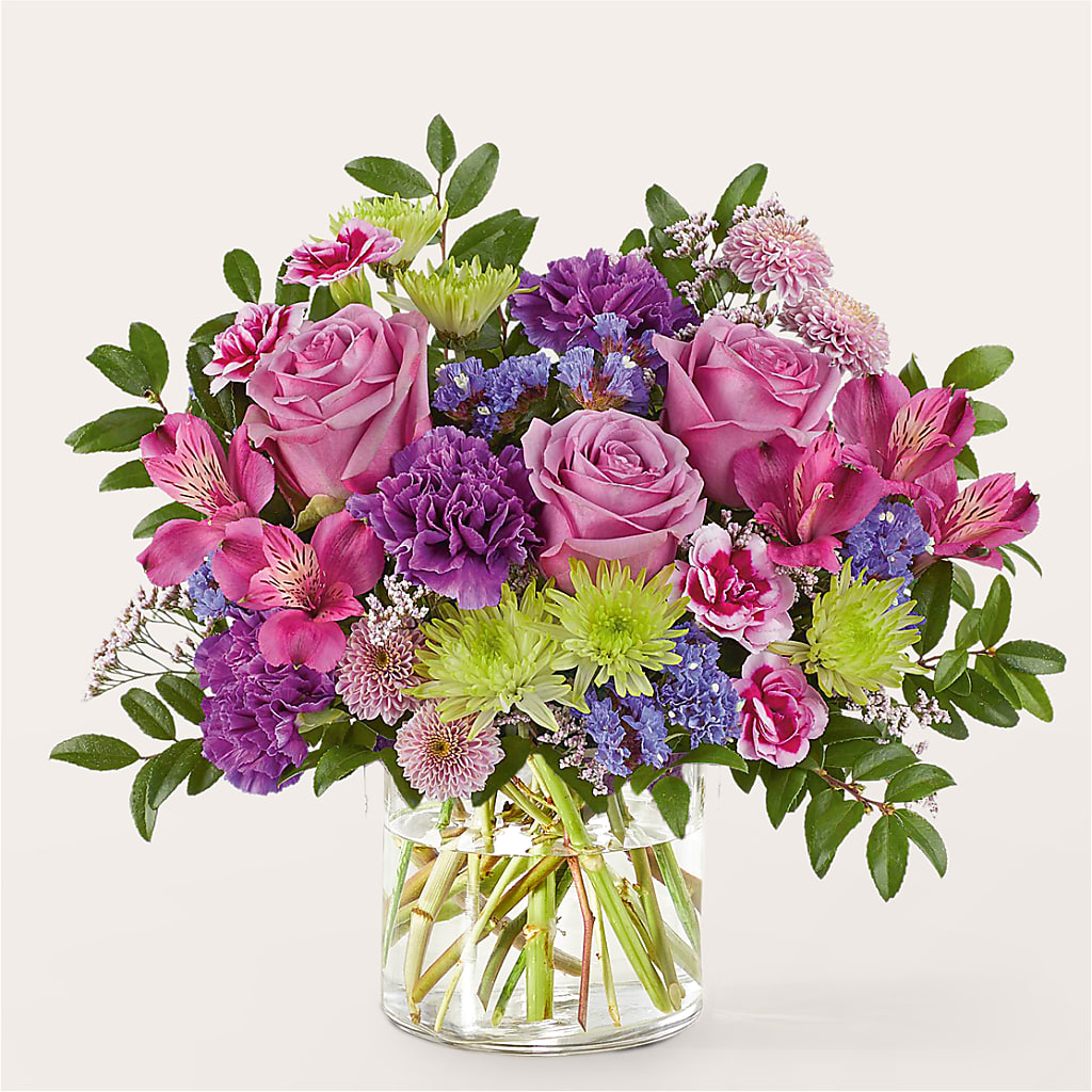 Glass Half Full Bouquet –  Gibsonia Flowers, Lakeland FL