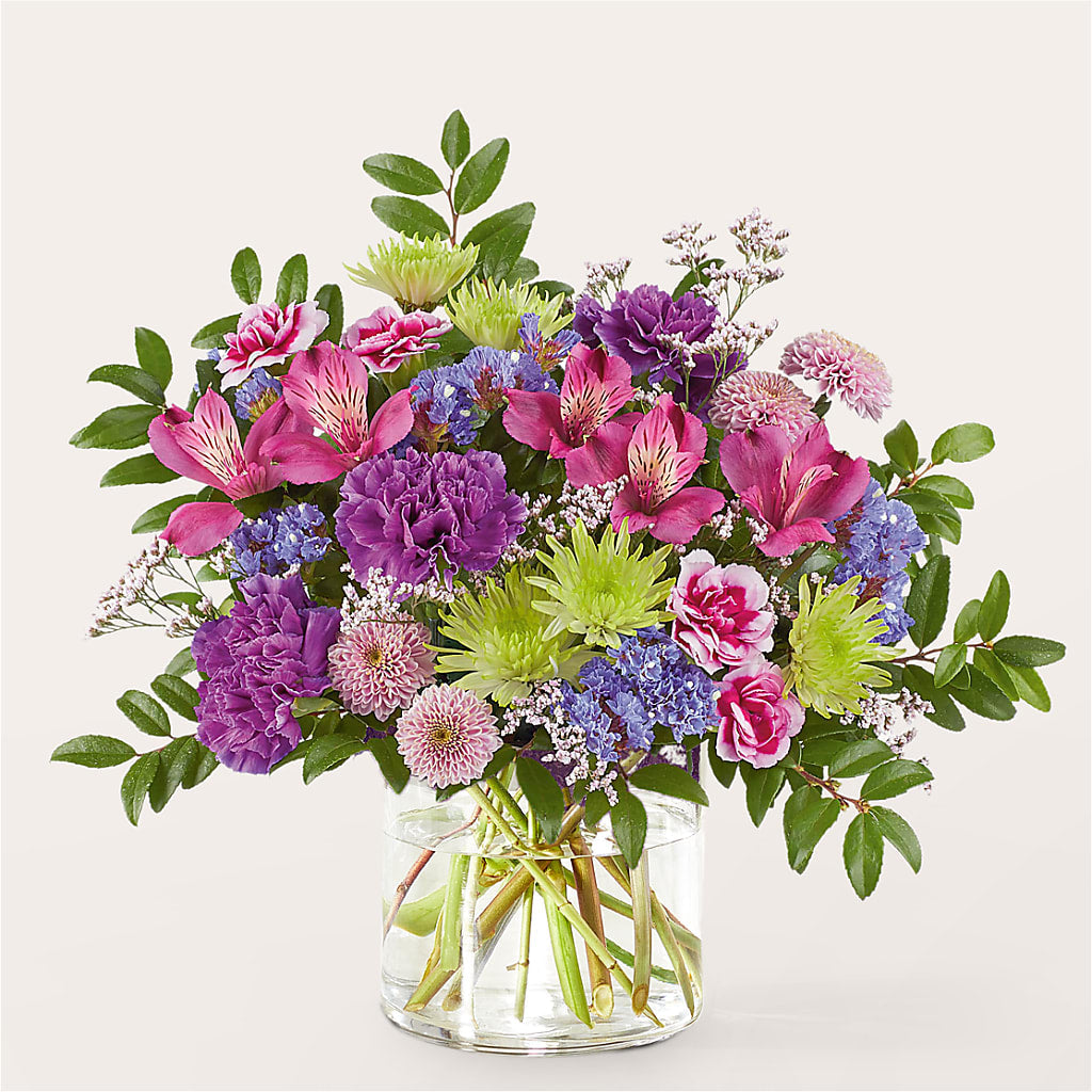 Glass Half Full Bouquet –  Gibsonia Flowers, Lakeland FL