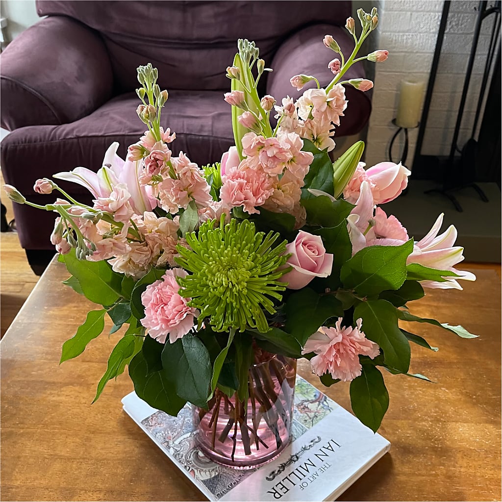 Pretty in Pink Bouquet –  Gibsonia Flowers, Lakeland FL