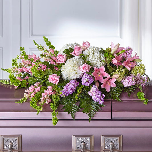 Life's Gratitude Casket Spray –  Gibsonia Flowers, Lakeland FL