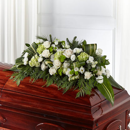 Hopeful Gesture Casket Spray –  Gibsonia Flowers, Lakeland FL