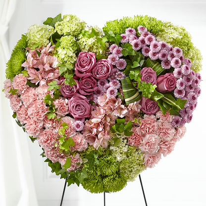 Heartwarming Standing Heart –  Gibsonia Flowers, Lakeland FL