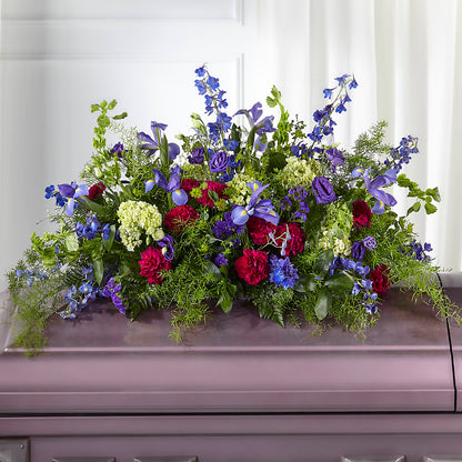 Always Treasured Casket Spray –  Gibsonia Flowers, Lakeland FL
