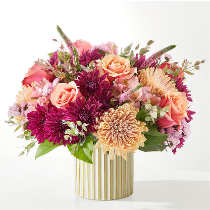 Berry Cobbler Bouquet with Ivory Vase –  Gibsonia Flowers, Lakeland FL